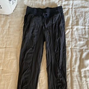 Black lululemon joggers